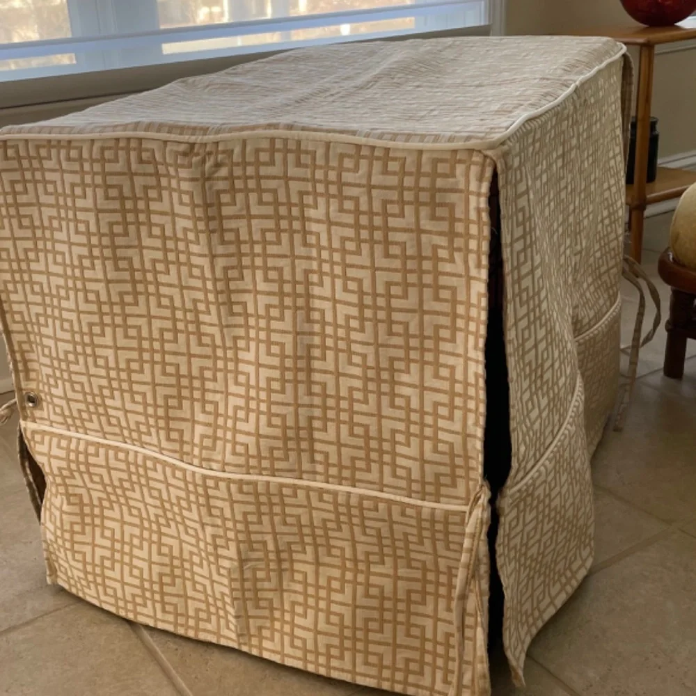 Custom Luxury Crate Cover for Discriminating Dogs